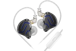 Yinyoo KZ ZSN Pro 2 monitores intraurales, Auriculares con Cable KZ con Controladores híbridos 1ba 1dd, Auriculares intrauditivos de Alta fidelidad para músicos con Cable sin enredos para Juegos
