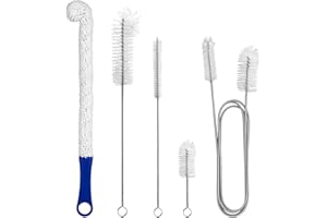 LFBEST Zestaw do czyszczenia fajki wodnej, 4 sztuki, szczotki do czyszczenia rur wodnych premium