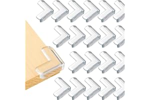 DSTELIN 20er-Pack Eckenschützer für Baby-Schreibtische, superklebrige Eckenschützer für Schreibtische, Eckenschützer für Baby-Schreibtische, Kantenschützer, Eckenschützer für Baby- und Kinder-Schreibtische