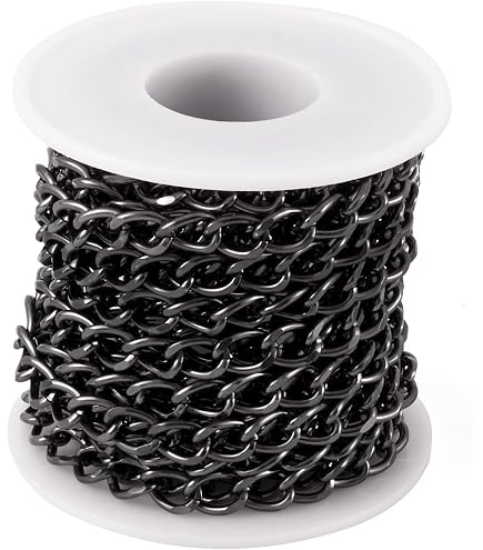 Catena Con Maglia Barbazzale In Alluminio 5 M Nera Intr - 4