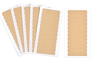 YTBYT 180 Stück Ersatz Tapes Extensions Kleber Ersatztapes Klebestreifen In Hair Extension für Haarverlängerungen (4 x 0,8 cm Hautfarbe)