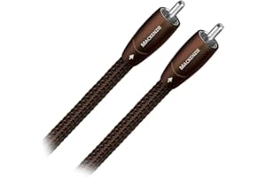 AudioQuest 0,5 m Mackenzie RCA kabel audio 0,5 m czarny - kabel audio (cinch, cinch, 0,5 m, czarny)