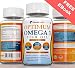 Omega 3 Fish Oil Capsules - 120 Softgel (360mg EPA, 240mg DHA - Total Omega 3 Fatty Acids Per Serving) for Brain, Heart, Immunity & Weight Loss Support; Enteric Coating for Better Absorption RS.1099.00
