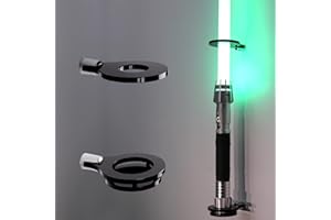 WANLIAN Support mural vertical en acrylique pour sabre laser compatible avec la plupart des sabres laser (noir)