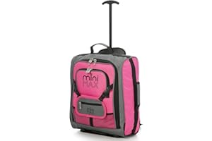 AEROLITE MiniMax - Maleta de Viaje con Ruedas con Bolsillo Delantero para Juguetes, muñecas, Oso de Peluche