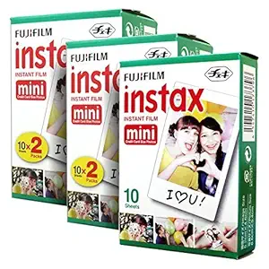 Fujifilm Instax Mini 50 Film for Fuji 7s 8 25 50s 90 300 Instant Camera, Share SP-1 White