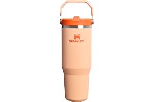 Stanley 1913 Flip Straw Tumbler 0.89L - Orange Sherbet | Med Halm - Håller Kallt I 12+ Timmar - Rostfritt Stål Vattenflaska