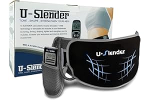 LELUNA BOUTIQUE Ab Toning Belt and Ab Stimulator for Slender Toned Stomach Muscles, Remote for Quick and Easy Adjustments, 99 Intensity Levels and 10 Workouts for Fast Results, EMS Technology Workout Belt