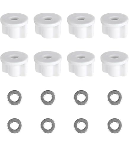 JGmotorfi Toilettendeckel Muttern – 2 Stück, 6 Mm, Kunststoff, Für Stabile Befestigung