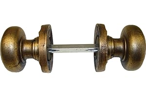 IMEX EL ZORRO Imex der Fuchs 76815 Set Türknauf Messing Landhausstil mit Rückkehr