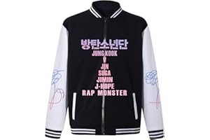Dolpind BTS Love Yourself Baseball Jacke Bangtan Boys Merchandise Jimin Jungkook Hoodie