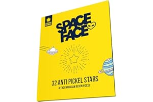 ‎STEIGER NATURALS Space Face Pickel Patches - 32 Pickel Pflaster gegen Akne - 4-Fach wirksam für klare Haut - Effektive Hydrocolloid patches im Sterne Design - Pimple Patch Stars leuchten im Dunkeln
