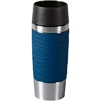 Emsa Travel Mug Waves Isolierbecher N20109 | 0,36 L | bis zu 4h heiß und 8h kalt | 100% dichter Thermobecher | 360…