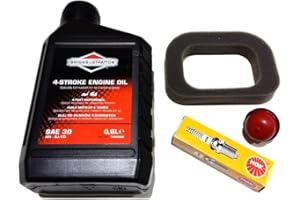 Wadoy Mountfield Lawn Mower Service Kit & Primer Bulb Suitable for the RS100 Engine