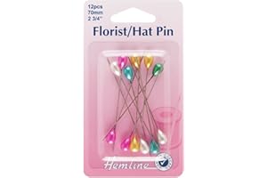 HEMLINE Chapeau de fleuriste broches-Multicolore - 70 mm