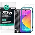 IBYWIND Vetro Temperato Protettivo per Xiaomi Mi 9 Lite [Confezione da 2] con Vetro Temperato per la Fotocamera,Skin in Stile