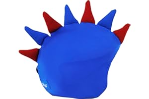 COOLCASC Funda para Casco Showtime - Compatible con Casco de Bici, Esquí y Skate - Niños y Adultos - Talla Única - Diseño Divertido