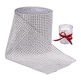 💎FÁCIL DE USAR: Se puede cortar facilmente con tijeras para facilitar la personalizacion y el tamano. Simplemente corte el rollo flexible de diamantes en tiras largas, cuadrados o formas de diamantes rectangulares o simplemente recorte el tamano deseado.