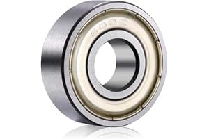 XUDUVAY 4 Stück 608 ZZ Kugellager – 8x22x7mm Doppelt Geschirmte Rillenkugellager aus Chromstahl – Für Skateboards, Inline Skates, Roller & Industriemaschinen (608ZZ - Size 8 x 22 x 7 mm)