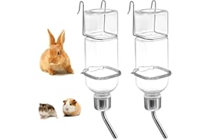 KQLHLHDYZ Borraccia con supporto, per conigli, criceti, cincillà, 350 ml, per conigli, porcellini d'India, criceti, cincillà