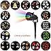 Price comparison product image Wireless Remote Control LED Projector Light with 15pcs Switchable Slides, Indoor/Outdoor Waterproof Spotlight Night Light for Halloween Christmas