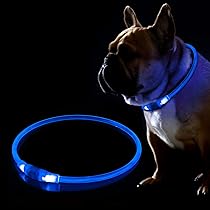 Collare Per Cani A LED, Sicurezza Notturna Lampeggiante - Foto 9