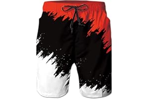 Fanient Męskie spodenki kąpielowe 3D drukowanie szorty kąpielowe graficzne szorty plażowe szybkie suche spodenki kąpielowe wypoczynek z kieszenią