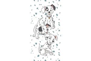 Jerry Fabrics Disney 101 - Telo doccia "Lucky", 70 x 140 cm