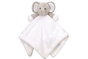 Royal Icon Super Soft Baby Comforters Baby Boys & Girls Comforter Baby Comforter Toy Elephant/Giraffe/Cow Cuddly Fleece Toy Are Ideal for New Baby Gifts and for Peaceful Sleep 19C199