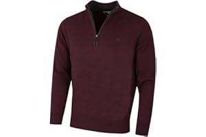 Calvin Klein Hombre Chunky Knit Cotton 1/2 Zip CK Suéter de Golf