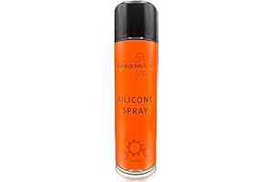 GreaseApe Silicone Spray - Multi Purpose Lubricant – No Residue – Won’t Attract Dirt – Prevents Corrosion - 500ml - Lubricants & Protects Rubber, Plastic, Metal & Wood – Aerosol