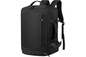 BKAZV Bagage Cabine 45x36x20 Easyjet，Sac a Dos easyjet 45x36x20 Avion Cabine Imperméable Homme Sac à Dos Homme Travail Ordinateur 17 Pouces Port de Charge USB avec Compartiment à Chaussures
