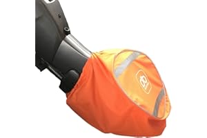 Ducksback Boat Outboard Motor Propeller (Prop) Cover Bag for Large Engines (100 HP and Upwards) Orange