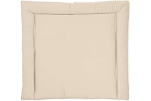 bionik by BioKinder Wickelauflage Wickelunterlage Wickeltischauflage aus Bio-Baumwolle und recycelter Polyestervliesfüllung im Baumwollbeutel, waschbar 80 x 75 x 4 cm