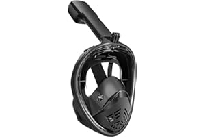 LUCHAI Masque de Plongée Adulte, Masque et Tuba Intégral Compatible avec Les Caméras de Sport Masque Piscine Adulte Anti-buée et Anti-Fuite