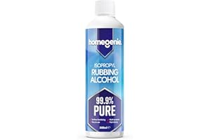 HomeGenie - Isopropanol Rubbing Alcohol | 99.9% Pure Isopropyl Versatile Cleaner and Disinfectant Solution - 500ml