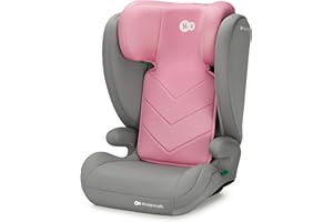 Kinderkraft I-Spark I-Size Baby Car Seat, Group 2/3, 100-150 cm, from 3.5 to 12 Years, 15 to 36 Kg, Light (4.5 Kg), 3-Point Seat Belt, Side Protection, Pink