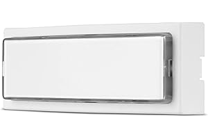 REV Klingel Haustür, Klingelschild, Türklingel, beleuchtbar, 8-12VAC 1,5A, weiß