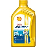 Shell Oil 15/50 Advance 4t Ax5 1 Lt Motorcycle Oil