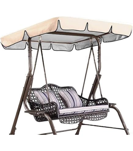 Copertura Altalena Giardino Universale - Impermeabile, Anti-UV, Per 2-3 Posti - Foto 8