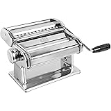 Marcato, Atlas 180, Pasta Maker,Macchina per la Pasta, Sfogliatrice per Pasta Fresca, in Acciaio Cromato, per Lasagne, Fettuc