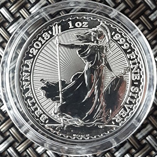 Preisvergleich Produktbild 1 Unze oz Silber Britannia 2018 bei uns einzeln in Münzkapseln verpackt