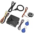 Rengu Car Push Start System Passive Inductive Key Push Ignition Kit to Start 12V Vehicles