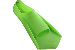 arena Powerfin Swimming Pool Training Fins, Adult Swimming Pool Fins, 100% Silicone Fins, Comfortable Short Swimming Pool Fins