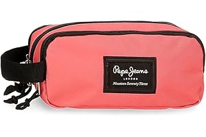Pepe Jeans Aris Estuche Triple 22x12x5 cms fabricado en Poliéster, tamaño para mochila y carterón, De Joumma Bags