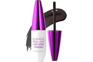 SONGVISON Augenbrauen-Färbegel, abziehbares Augenbrauengel, wasserfeste Augenbrauen-Färbefarbe, leicht abziehbar, semipermanente Augenbrauen-Färbefarbe, Augenbrauen-Make-up (#03 Hellbraun)