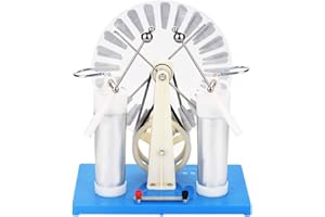 WANDISY Generatore Elettrostatico, Fisica Generatore Statico Macchina Statica Generatore di Elettricità di Induzione Elettrostatica di Esperimento di Fisica