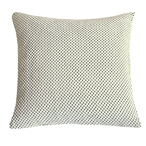 Kissenhülle Life Bi Color Bezug Zierkissen Kissenbezug viele Farben und Größen #1422 (50x50 cm, offwhite)