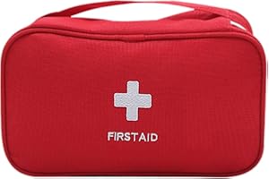 HNJUSR Kit di Pronto Soccorso Portatile, Borsa di Medicina Vuota per Casa, Campeggio, Posto di Lavoro, all'Aperto