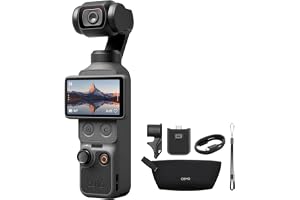 DJI Osmo Pocket 4 Standard Combo, Pocket Gimbal Vlog Kamera | 1″ CMOS und 4K/240fps, 3-Achsen-Stabilisierung, 2× verlustfreie